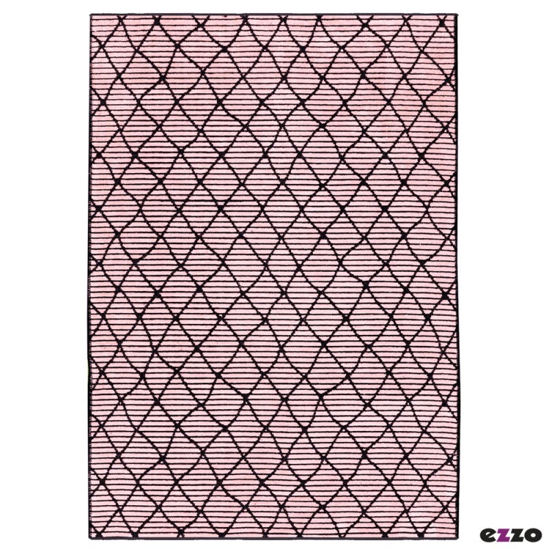 Χαλί Κιλίμι Weave ροζ 120x180 εκ