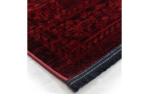 Nomade χαλί soft touch σε κόκκινη απόχρωση με μοτίβο 200x290 εκ