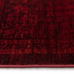 Χαλί Nomade με μοτίβο και μαύρα κρόσσια 155x230 εκ