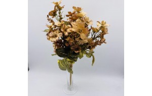 texnhto bush spring lillies x 9 golden stem 41cm dusty pink