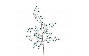 ΤΕΧΝΗΤΟ ΚΛΑΔΙ ΜΕ ΚΡΥΣΤΑΛΛΑ 78CM CHAMPAGNE/EMERALD