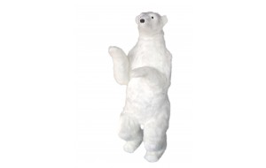 ANIMATED MUSIC POLAR BEAR 150CM ΜΕ ΓΟΥΝΑ WHITE