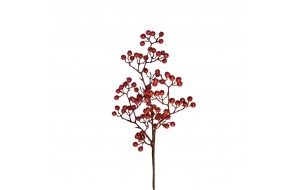 ΚΛΑΔΙ MISTLETOE GOLDEN STEM 43CM RED