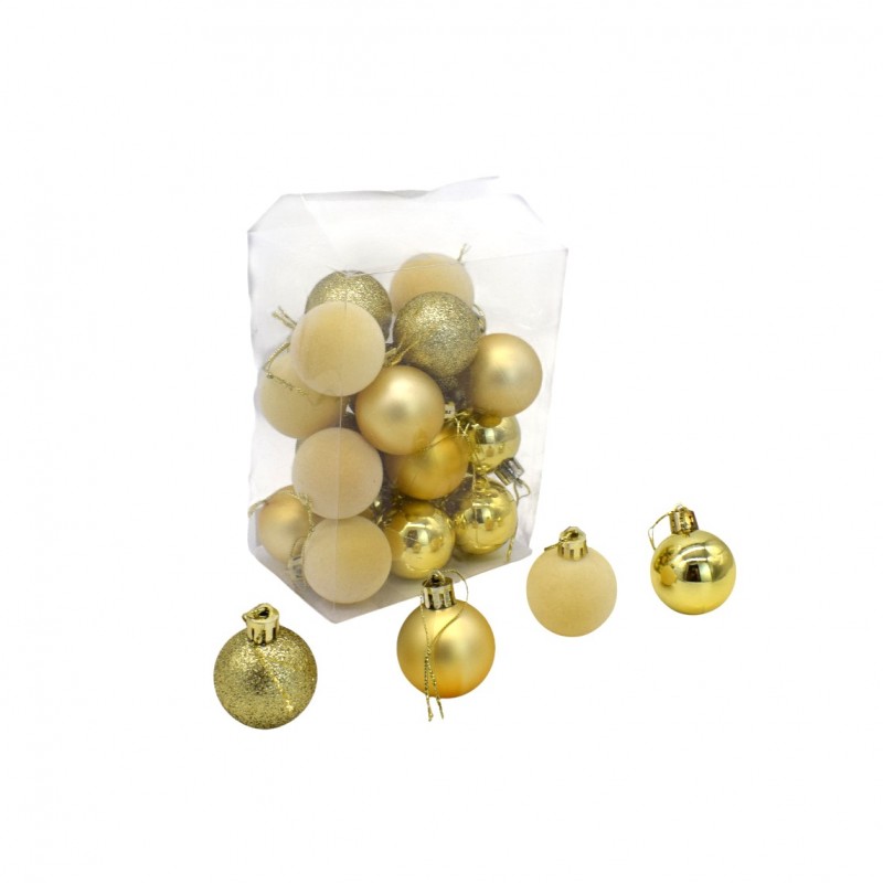 ΠΑΚΕΤΟ S/24 ΜΠΑΛΕΣ ΑΘΡΑΥΣΤΕΣ 4CM GOLD