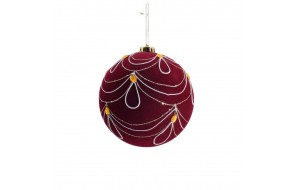 ΜΠΑΛΑ ΑΘΡΑΥΣΤΗ 15CM VELVET CRYSTAL ROYAL RED
