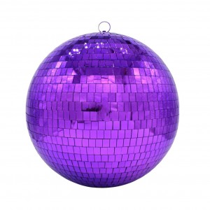 Disco χριστουγεννιάτικη μπάλα σε μωβ απόχρωση 30 εκ