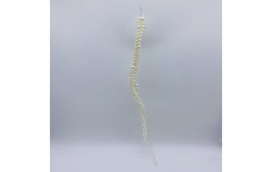 στολιδι σταλακτιτης 40cm white pearls