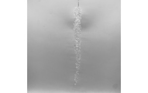 στολιδι  σταλακτιτης crystals 40cm transparent