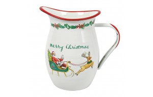 Κανάτα Santa’s Kitchen Χριστουγεννιάτικη Διακοσμητική 13x13x19 εκ Κανάτα Santa’s Kitchen Χριστουγεννιάτικη Διακοσμητική 13x13x19 εκ