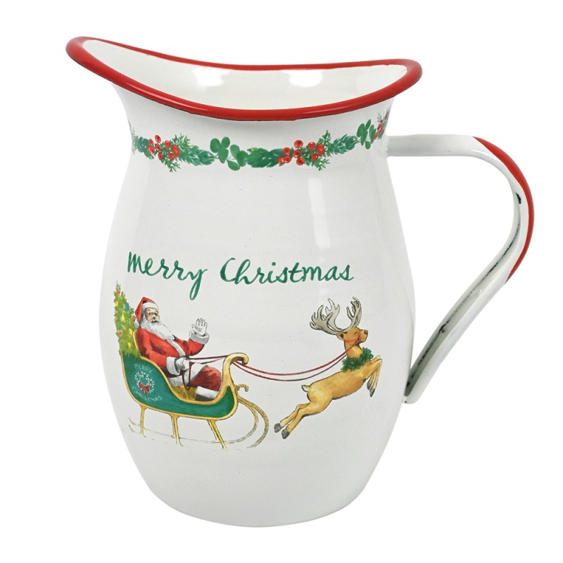 Κανάτα Santa’s Kitchen Χριστουγεννιάτικη Διακοσμητική 13x13x19 εκ Κανάτα Santa’s Kitchen Χριστουγεννιάτικη Διακοσμητική 13x13x19 εκ CD-CC-XA0335