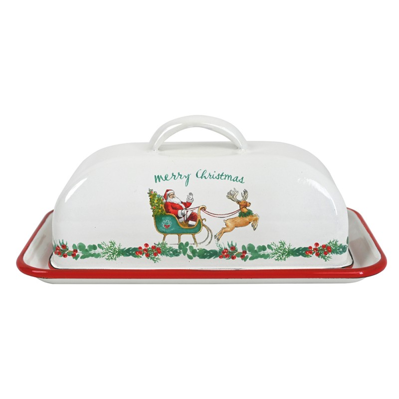 Santa’s Kitchen Χριστουγεννιάτικη Διακοσμητική πιατέλα με καπάκι 21,5x12x9 εκ Santa’s Kitchen Χριστουγεννιάτικη Διακοσμητική πιατέλα με καπάκι 21,5x12x9 εκ CD-CC-XA0336