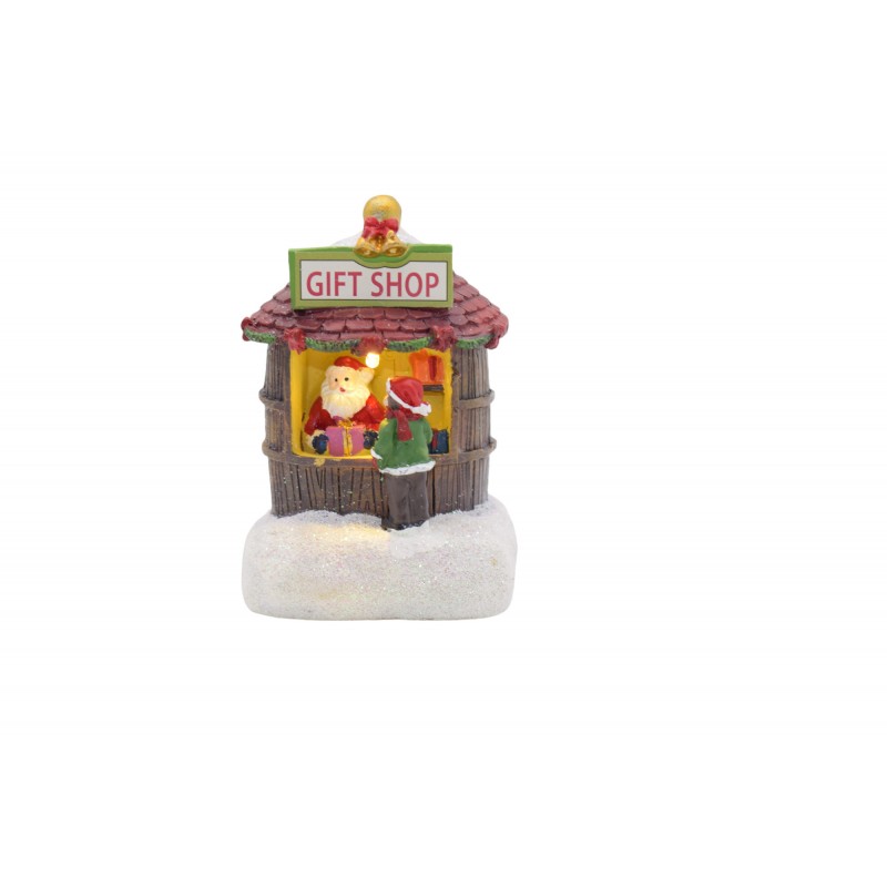 χρ.παρασταση mini gift shop 9*7cm led light 3*aa/usb