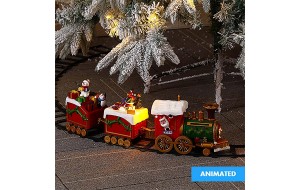 CHRISTMAS LED TRAIN 50CM/D.136CM MOTION/LIGHT/MUSIC 4AA