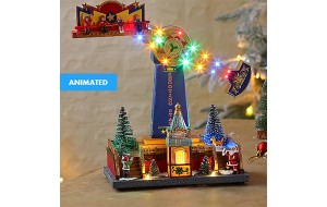 CHRISTMAS LED METEOR HAMMER 24*16.5*40.5CM MOTION/LIGHT/MUSIC ADAPTOR CE