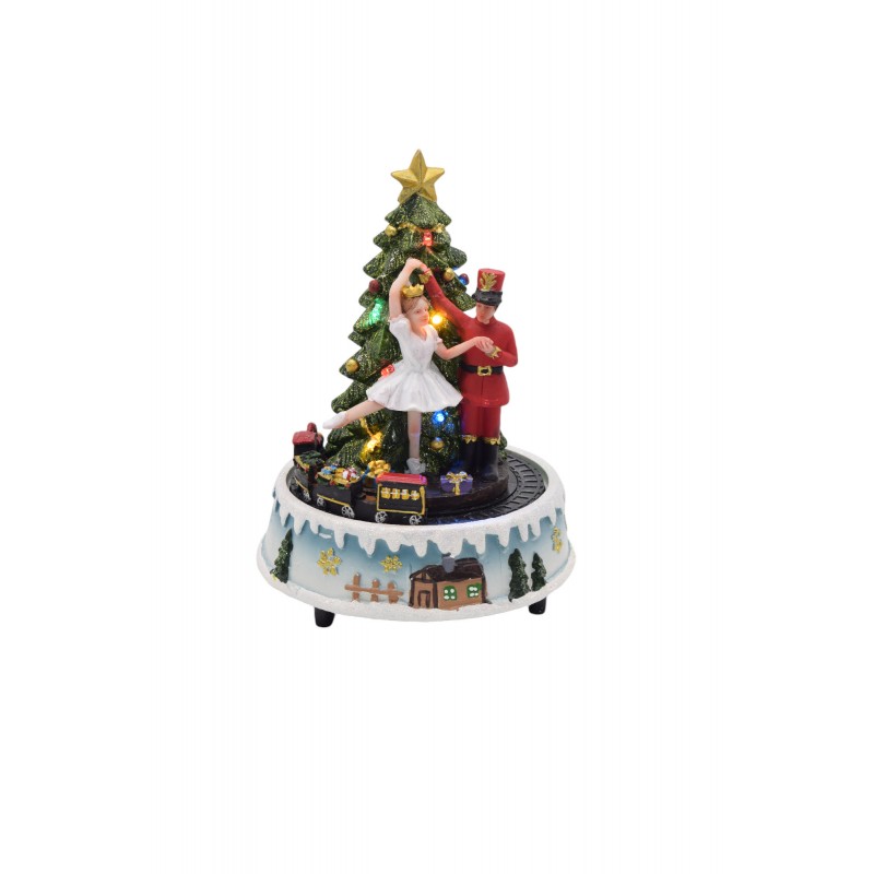 animated ballerina/tin soldier 15*15*20cm movement/light/music 3*aa/usb