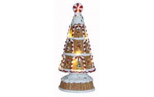 ΧΡ.ΠΑΡΑΣΤΑΣΗ GINGER TREE 9*9*22.5CM LED LIGHT 2*AAA