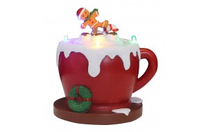 ΧΡ.ΠΑΡΑΣΤΑΣΗ GINGER CUP 11*10*11.8CM LIGHT/MOTION 2*AAA