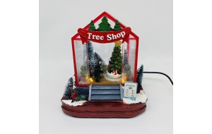 χρ.παρασταση santa`s bbq 20.2*14.4*14.3cm light/music usb