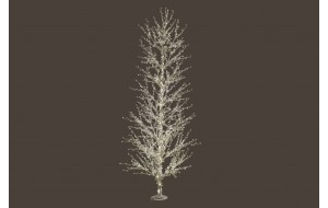 LED CRYSTAL TREE 135*280CM 1512 LED WARM WHITE/TWINKLE CE IP44