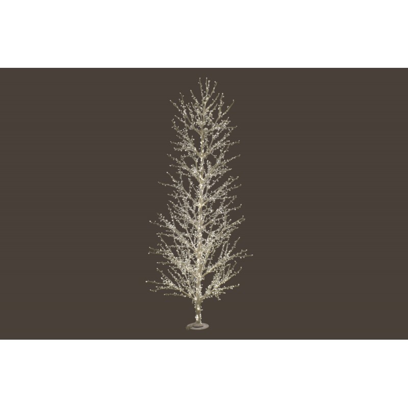 LED CRYSTAL TREE 135*280CM 1512 LED WARM WHITE/TWINKLE CE IP44