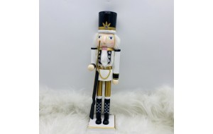 καρυοθραυστης black white 38cm black boots/white base