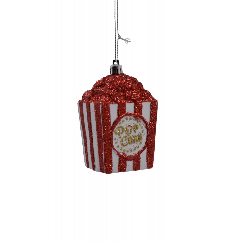 στολιδι αθραυστο pop corn 6*5.5*10.5cm red