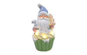 candy santa 22.5*43cm green cupcake