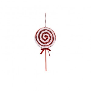 Stripes Sparkle γλειφιτζούρι με ρίγες σε λευκή και κόκκινη απόχρωση για Χριστουγεννιάτικη Διακοσμητική σύνθεση 47 εκ Stripes Sparkle γλειφιτζούρι με ρίγες σε λευκή και κόκκινη απόχρωση για Χριστουγεννιάτικη Διακοσμητική σύνθεση 47 εκ