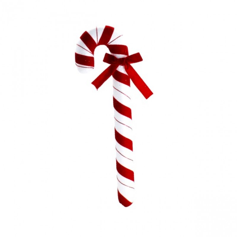 STRIPES CLASSIC BOW CANDY CANE 47CM ΛΕΥΚΟ/ΚΟΚΚΙΝΟ/ΧΡΥΣΟ