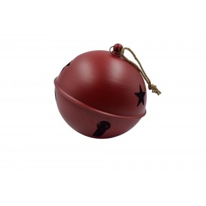 Giant Bell μεταλλικό χριστουγεννιάτικο κρεμαστό κουδουνάκι σε κόκκινη απόχρωση 30 εκ Giant Bell μεταλλικό χριστουγεννιάτικο κρεμαστό κουδουνάκι σε κόκκινη απόχρωση 30 εκ
