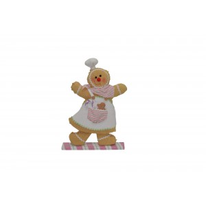 rainbow biscuit girl 33*6*46cm sugar pink