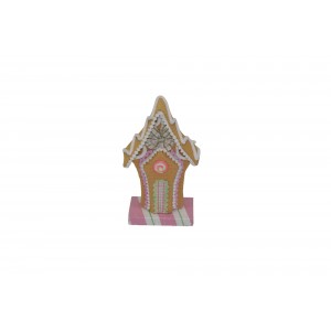 rainbow biscuit house 18*8*25cm sugar pink