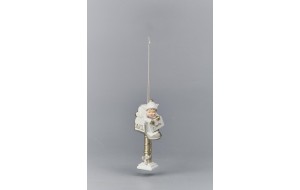 ΧΡ.ΣΤΟΛΙΔΙ POLYRESIN ANGEL MAILBOX 7x4.3x13.5cm  WHITE/GOLD