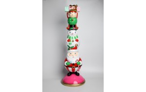 ΔΙΑΚΟΣΜΗΤΙΚΟ ELF PILLAR ΕΠΙΤΡΑΠΕΖΙΟ POLYRESIN 30.3*30.3*93.7cm MULTI