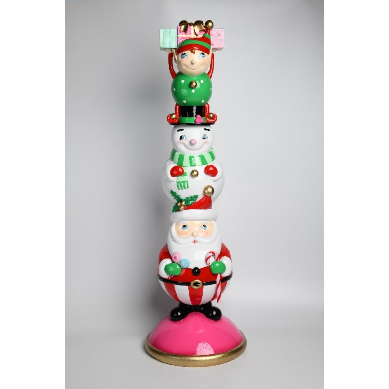ΔΙΑΚΟΣΜΗΤΙΚΟ ELF PILLAR ΕΠΙΤΡΑΠΕΖΙΟ POLYRESIN 30.3*30.3*93.7cm MULTI