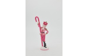 CANDYLAND NUTCRACKER ΕΠΙΤΡΑΠΕΖΙΟ POLYRESIN 9.2*6.2*23.2cm PINK