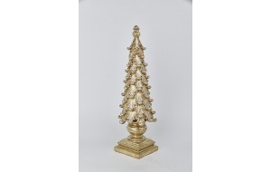 ΧΡ.ΔΕΝΤΡΟ ON BASIN ΕΠΙΤΡΑΠΕΖΙΟ POLYRESIN 15.2x14.7x47cm GOLD