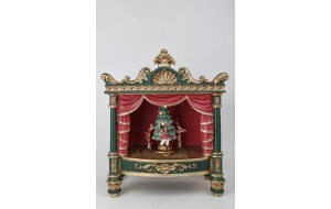 NUTCRACKER OPERA POLYRESIN 46.7x28x56cm MUSIC/LIGHT/MOTION RED/GREEN/GOLD