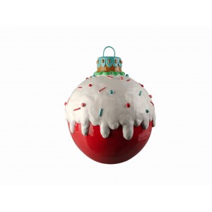 ICING CREAM BALL POLYRESIN 39*39*50CM PINK/MULTI
