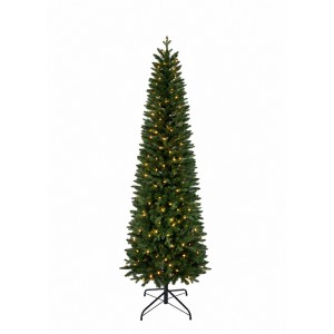 King Ultra Slim με 210 LED θερμής λευκής απόχρωσης σε Χριστουγεννιάτικο Διακοσμητικό δέντρο Ready-Shape με πράσινη απόχρωση 210 εκ