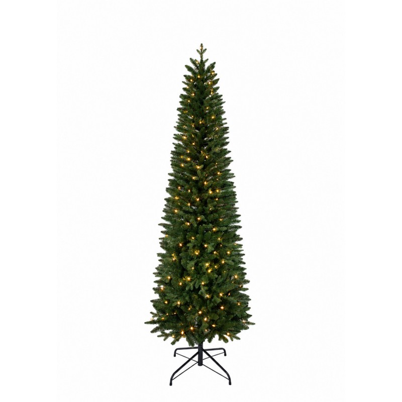 King Ultra Slim με 210 LED θερμής λευκής απόχρωσης σε Χριστουγεννιάτικο Διακοσμητικό δέντρο Ready-Shape με πράσινη απόχρωση 210 εκ CD-T-1524GRLD-210