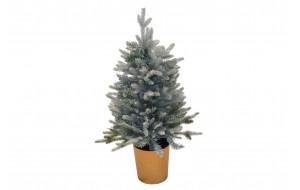 Sparkly Grey δεντράκι από PE και PVC για Χριστουγεννιάτικη Διακοσμητική σύνθεση 90 εκ