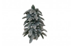 Mini Fir δεντράκι με κλαδιά PE και PVC σε μικρό χιονισμένο Χριστουγεννιάτικο Διακοσμητικό 45 εκ