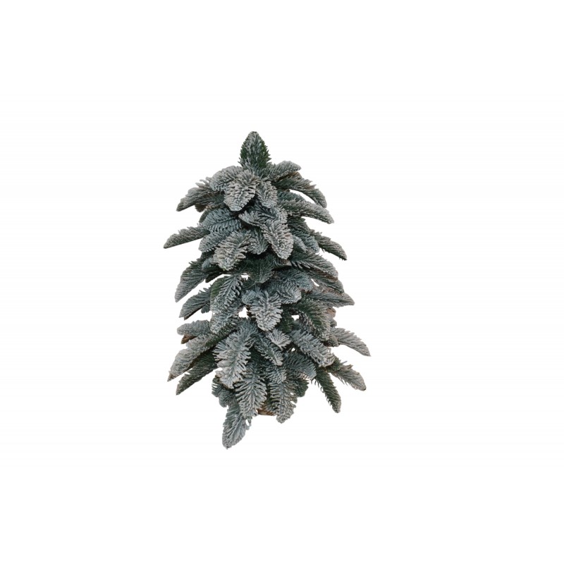 Mini Fir δεντράκι με κλαδιά PE και PVC σε μικρό χιονισμένο Χριστουγεννιάτικο Διακοσμητικό 45 εκ CD-T-SP2045-45