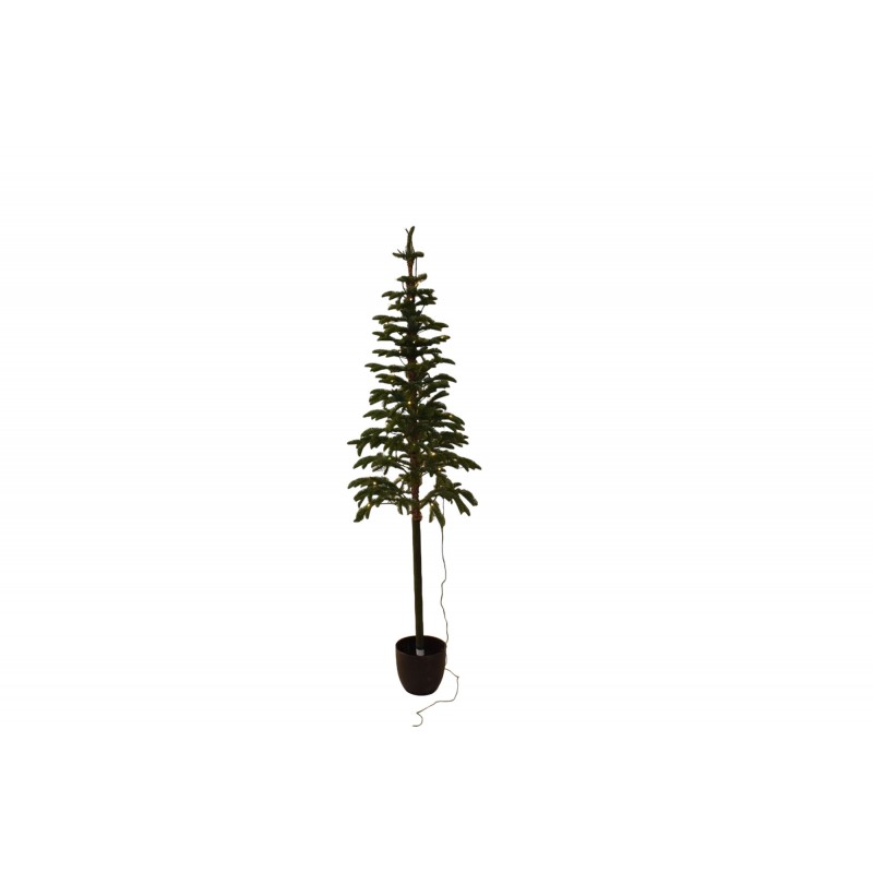 Alpine Fir Χριστουγεννιάτικο Διακοσμητικό δέντρο από PE σε πράσινη απόχρωση 180 εκ CD-T-SPEL2255-180