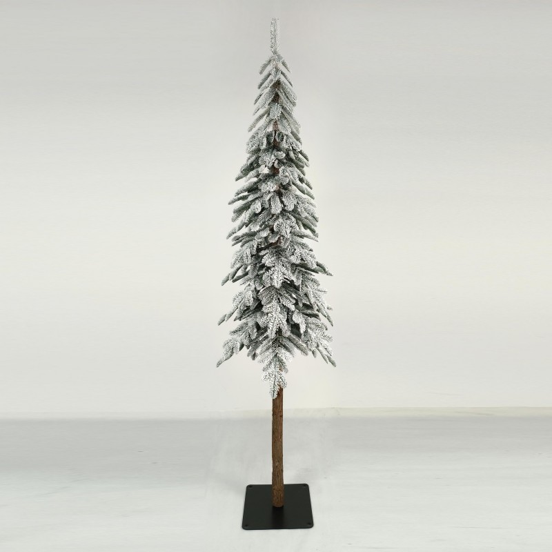 ΧΡ.ΔΕΝΤΡΟ WOODEN SLIM 240CM 583 TIPS d.81cm FULL PE FLOCKED
