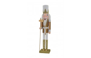 καρυοθραυστης 60cm gold white με πελεκη