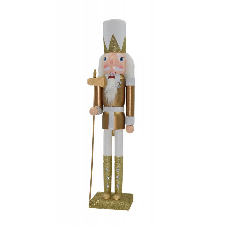 καρυοθραυστης 60cm gold white με πελεκη