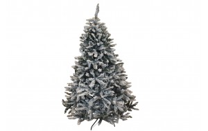 Snowy Mountain Spruce δέντρο με 1030 κλαδιά σε χιονισμένο Χριστουγεννιάτικο Διακοσμητικό 180 εκ