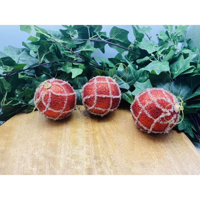 μπαλες foam καπιτονε s/3 d.8cm red